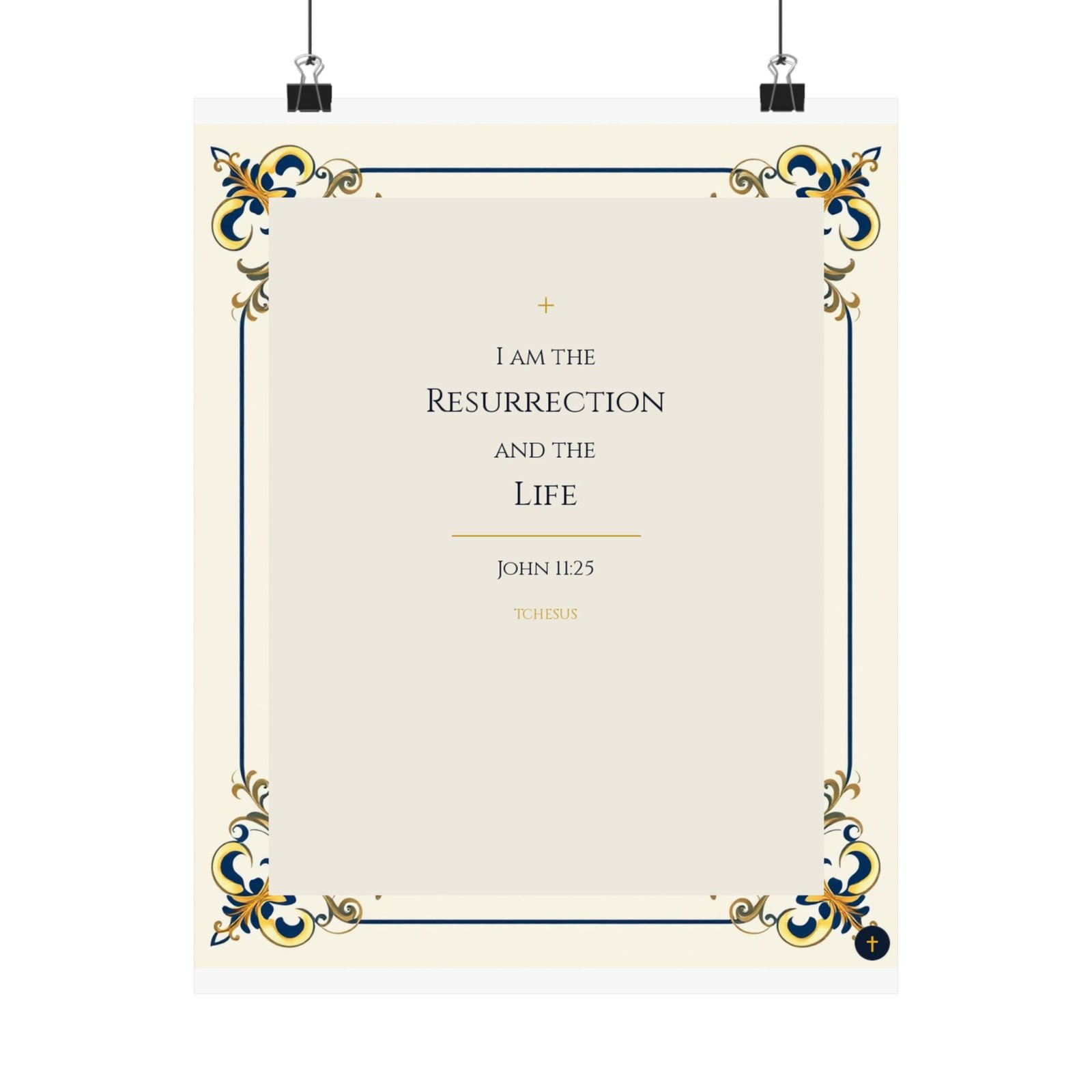 Easter Scripture Poster