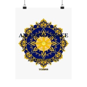 Sublime Gracia - Poster Arte Sagrado con Cruz | Tchesus