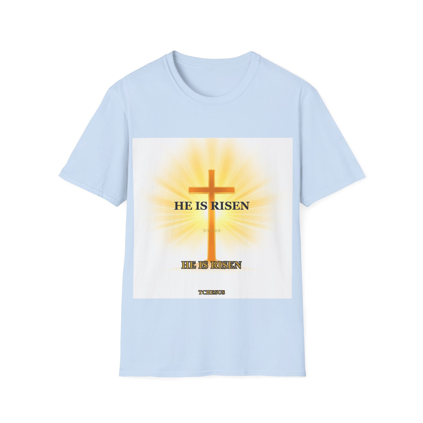 He Is Risen T-Shirt — Easter Christian Apparel | Tchesus - Image 13