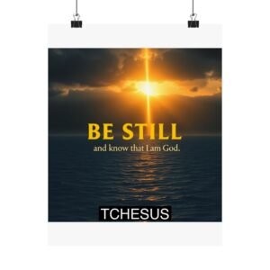 TCH-324: Be Still & Know Art Print